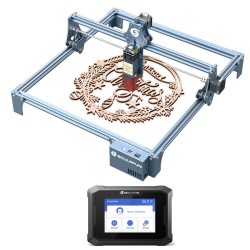 SCULPFUN S9 Pro 10W laserkaiverruskone TS1 kosketusnäytöllä ja RA Pro Max nelitoimintoisella Y akselin rullamoduulilla