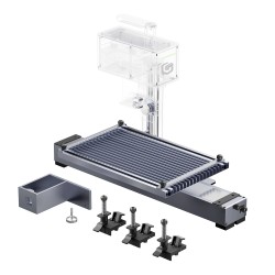 Nanoliuku jatkovarsi moduuli pidennetty kaiverrusalusta 300 mm liikematka 120x330 mm työalue alumiiniseos c tyypin liitäntä