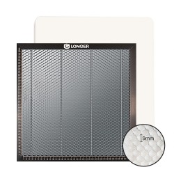 Suuri 400 400 mm hunajakennopaneeli laserkaiverrukseen teräs alumiini savunpoisto