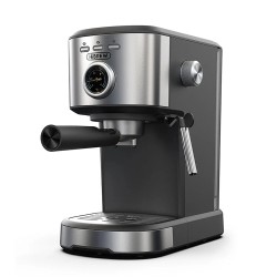 HiBREW H5A puoliautomaattinen 15 baarin espressokeitin reaaliaikaisella lämpötilamittarilla ja kupinlämmittimellä