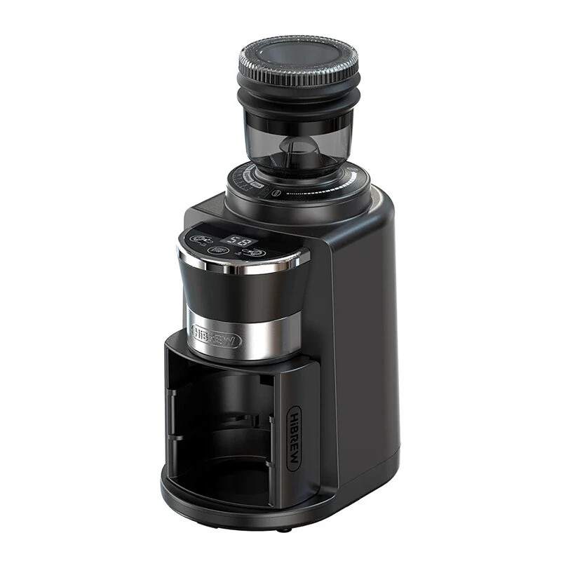 HiBREW G3A automaattinen kartiomylly 31 portaisella säädöllä läpinäkyvällä papusäiliöllä espressoon ja suodatukseen