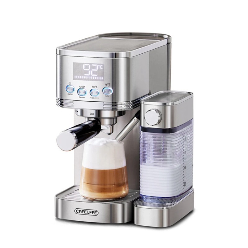 CAFELFFE MK 801 20 baarin espressokone integroidulla maidonvaahdottimella yhden kosketuksen säädettävällä lämpötilalla