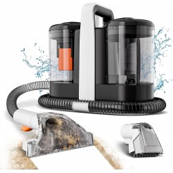 NovuLife W07 kannettava matonpesuri 600W 15kPa kaksoissäiliöllä sohville ja auton istuimiin