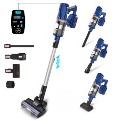 INSE UMLo V11 johdoton pölynimuri 300 watin 30 kPa imuteho 60 minuutin käyttöaika