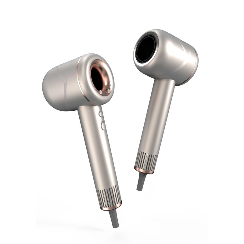 Moosoo H2 B hiustenkuivaaja 1800W 200 miljoonaa negatiivista ionia 3 vaihteinen hiljainen kevyt