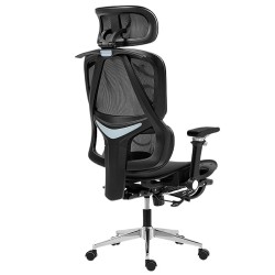 Yoranson T206 ergonominen pelituoli 8D niskatuki 9D käsinojat 3D lannetuki hengittävä verkkoselkänoja säädettävä kallistus