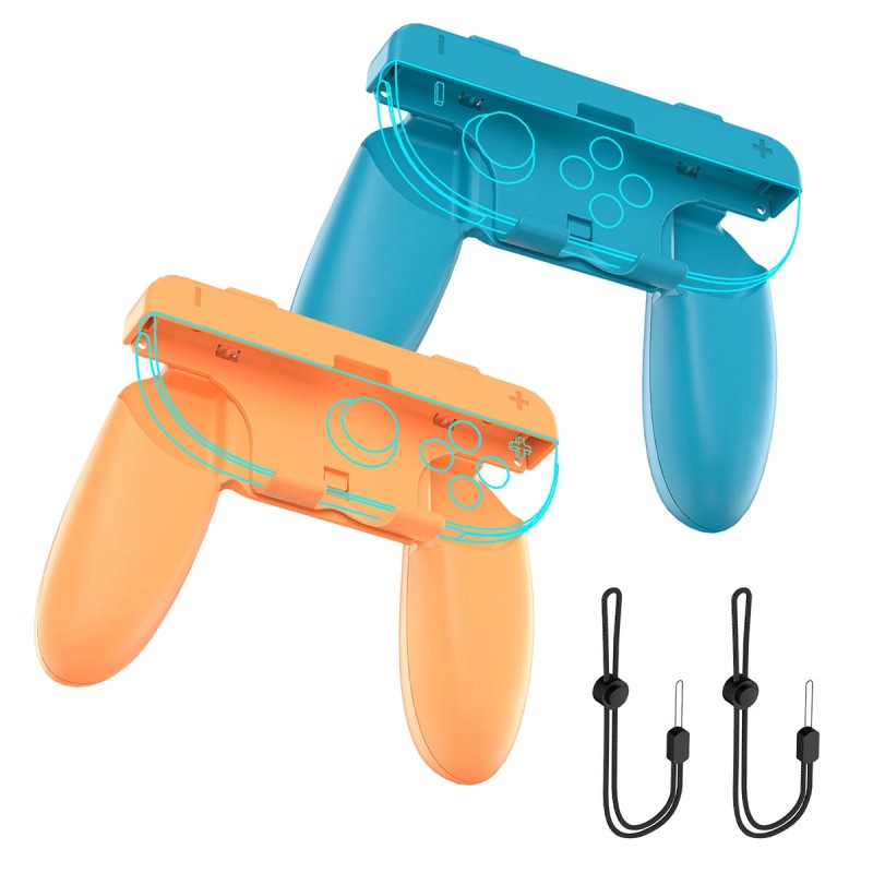 JYS JYS NS2276 irrotettava kaksitoiminen Joy Con kahvarakenne ergonomisella muotoilulla rannehihnalla