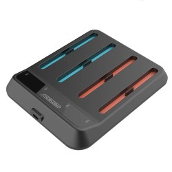 PGTECH GP 371 Switch2 Joy Con neljän ohjaimen magneettinen C tyypin lataustelakka