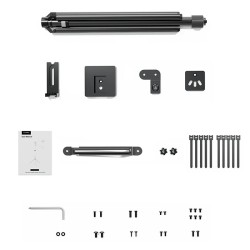 ULTIMEA kaiutinteline Aura sarjan soundbarille säädettävä metallijalusta 62 93 cm