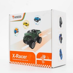 AOSEED X Racer rakentelusarja 330 osaa X Maker yhteensopiva kauko ohjattava auto opetuspaketti