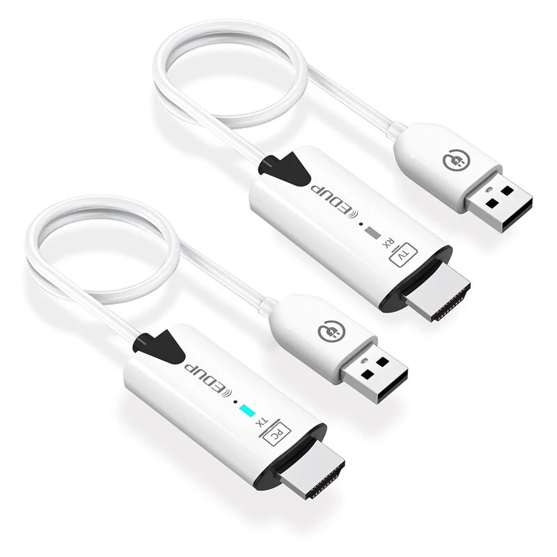 EDUP langaton HDMI yhteensopiva lähetin vastaanotin 1080p 60Hz pitkä kantama käyttövalmis
