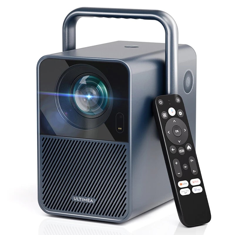 Ultimea poseidon e40 1080p lcd projektori 1000 ansi lumenia android tv 11 0 netflix sertifioitu