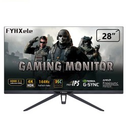 Black Myth WuKong FYHXele 28 tuumainen 4K tarkkuus 144 hertsin pelinäyttö KVM toiminto IPS paneeli