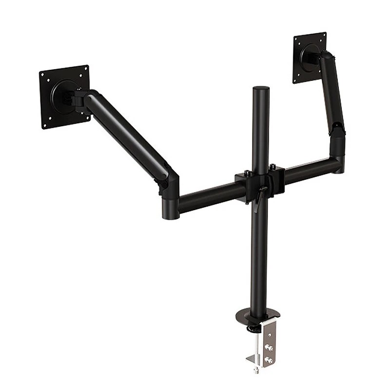 M13 2 ergonominen kahden näytön jalusta 17 32 tuumalle säädettävä kaasujousi VESA yhteensopiva