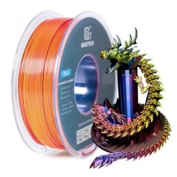Geeetech silkkinen kolmivärinen PLA filamentti 1 75 mm 1 kg rulla ei vääntymistä korkea yhteensopivuus