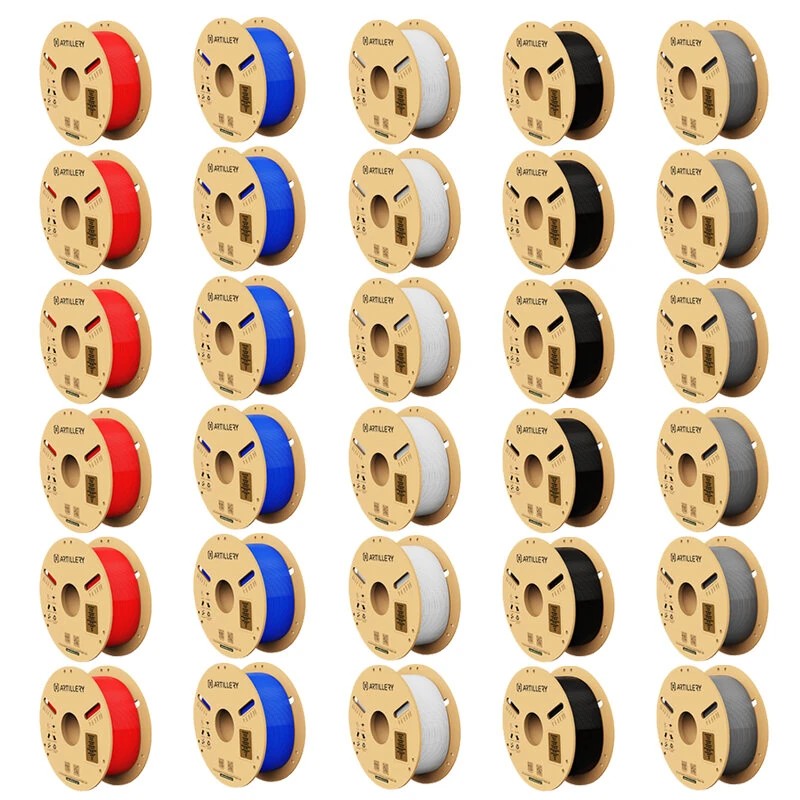 Artillery PLA 1 75 mm 5 kg korkeantarkkuinen kuplatön filamentti useita värejä malleihin ja mekaanisiin osiin