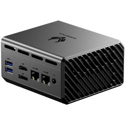 AOOSTAR GT37 mini tietokone AMD RyzenAI9HX370 12 ytiminen 32GB DDR5X 1TB SSD levy kolmenäytön Windows 11 Pro