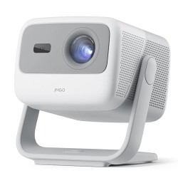 JMGO N1 kannettava 1080p projektori kolmivärinen laser 750 lumenia 150 tuuman näyttö Android TV Dynaudio kaiuttimet