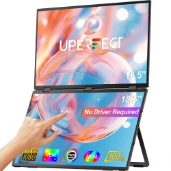 UPERFECT UStation Delta Max 18 5 tuuman taittuva kosketusnäyttö kaksinäyttöinen kannettavalle