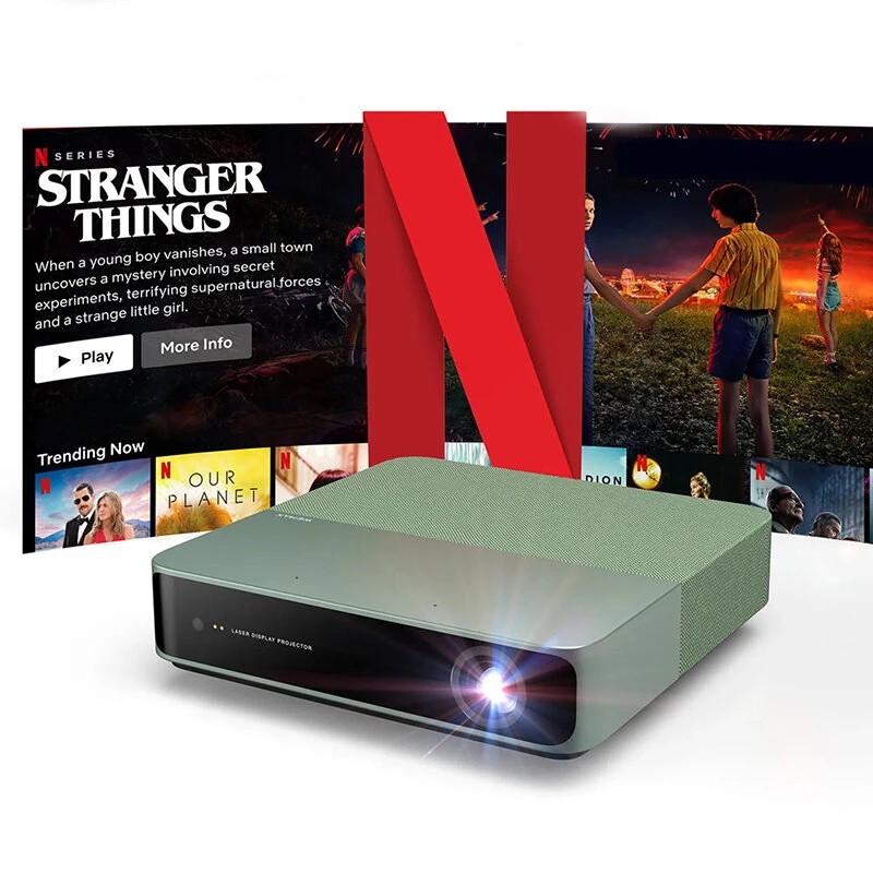 FENGMI WEMAX S5 kannettava 1080P ALPD laserprojektori Netflix sertifioitu Dolby ääni HDR10
