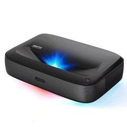 ProjeStar H2 kolmivärilaser miniprojektori ultra lyhytheitto 1080p 8K tuki Google TV ja Netflix sertifioitu