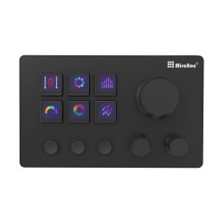 MiraBox HSV293N3 suoratoisto ohjauspaneeli 6 ohjelmoitavaa näppäintä näyttöillä ja pyörivillä nupeilla