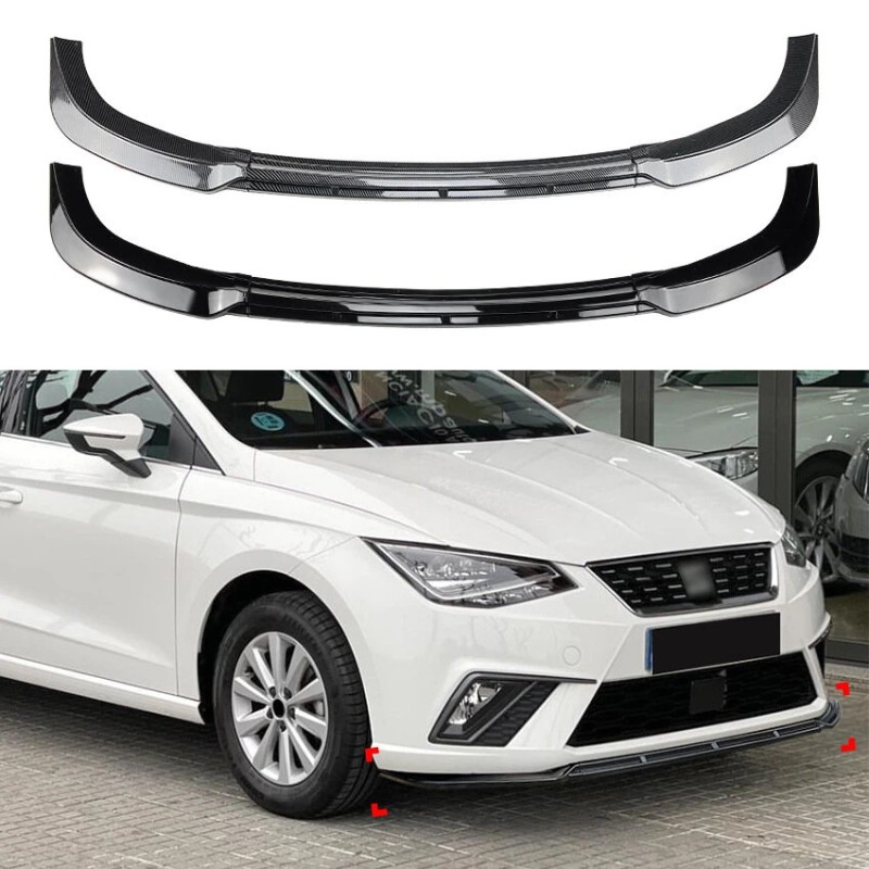Etupuskurin alalippa diffuusori splitteri spoileri Seat Ibiza MK5 Standard FR 2018