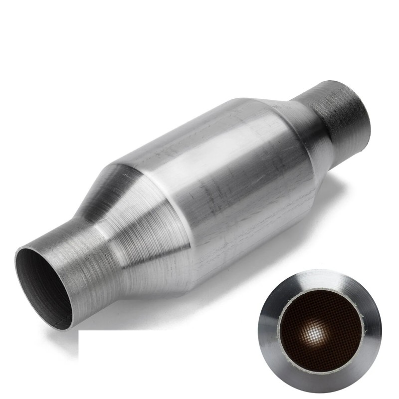 Universaali 2 25 tuuman korkeavirtaus katalysaattori ruostumatonta terästä 400 kennoa