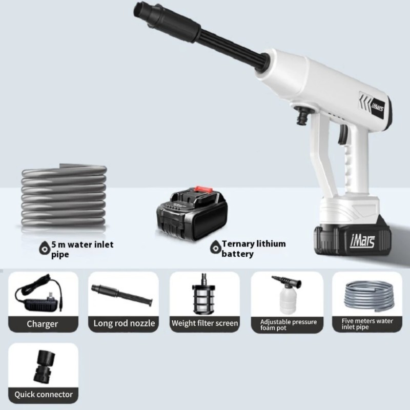 Langaton iMars ST 10 painepesuri 13000mAh akulla 5 toiminen 5m letku autolle