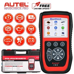 Autel Maxicheck Pro OBD2 skanneri auton diagnostiikka ja huoltotyökalu ABS SRS EPB DPF tukee 12 kieltä