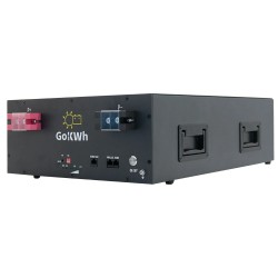 Gokwh 51 2V 100Ah 5120Wh LiFePO4 varavirtalähde Bluetoothilla kotiin matkailuautoon ja retkeilyyn