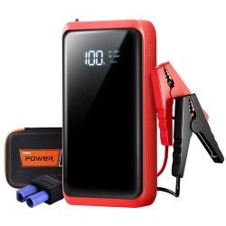 T48 60 2000A apukäynnistin kannettava hätävirtapankki 12V bensiini 3 0L diesel 2 0L led valolla usb lähdöllä