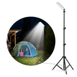 Säädettävä taittuva 84 led työvalo 1 8 m jalustalla IP67 kannettava