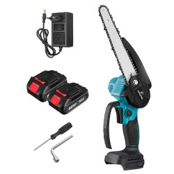 Drillpro 8 tuumainen sähkömoottorisaha 3000W harjaton kuparimoottori 18V yhteensopiva 7500mAh akku