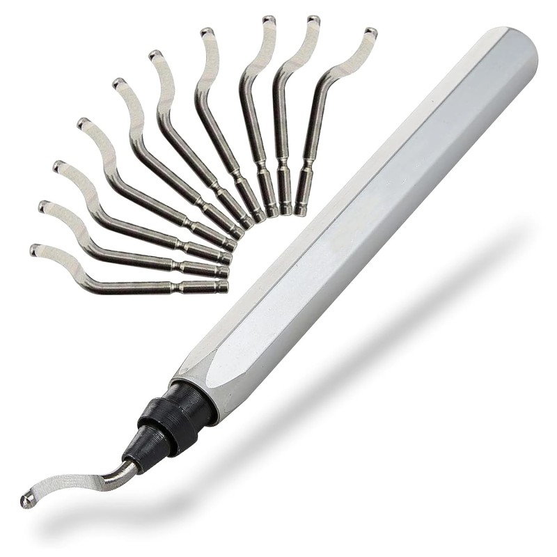 Jäysteenpoistotyökalu 10 vaihtoterää BS1010 BS1018 metallille PVC putkille kuparille 3D tulostetuille reunoille