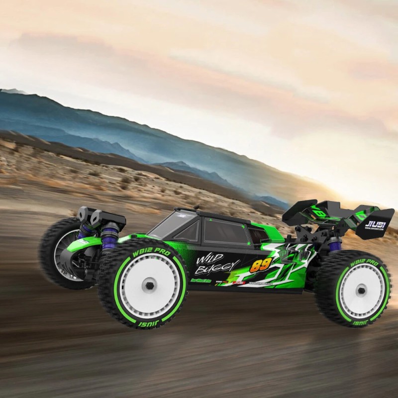 JIUSI WB12 PRO valmiiksi koottu 1/12-skaala 2.4G-taajuus neliveto harjaton maastoauto 80 km/h