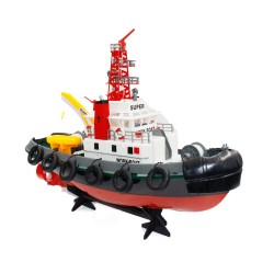 Heng Long 3810 radio-ohjattava-vene 63 cm 2,4G-taajuus 4-kanavainen vesijäähdytys harjamoottori 7,4V 1800mAh pitkä käyttöaika