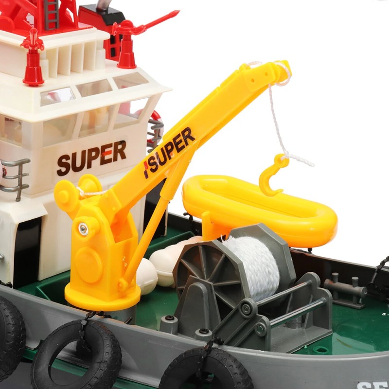 Heng Long 3810 radio-ohjattava-vene 63 cm 2,4G-taajuus 4-kanavainen vesijäähdytys harjamoottori 7,4V 1800mAh pitkä käyttöaika