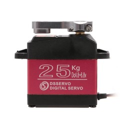 DSSERVO DS3225 25 kg digitaalinen servo 180 astetta metallivaihteisto vesitiivis 4 kpl
