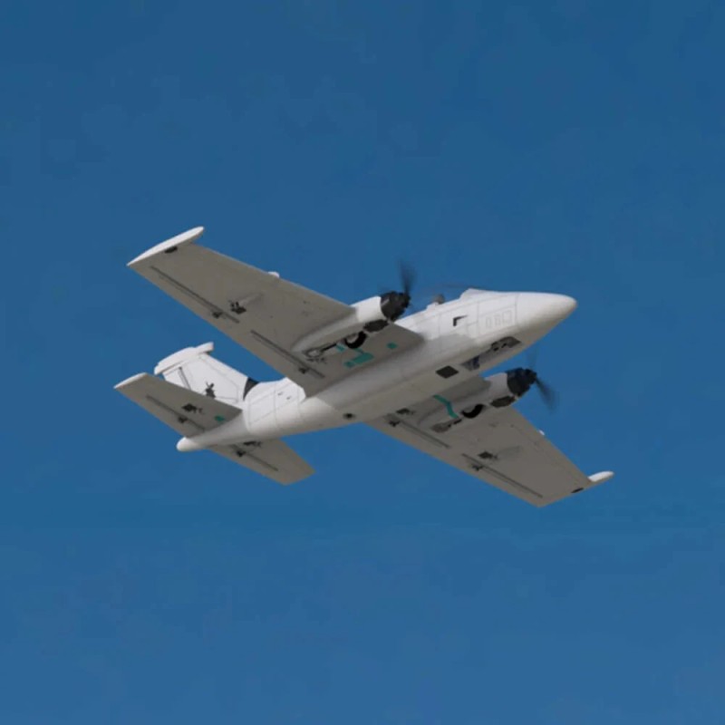 AtomRC Beluga 1270 mm siipiväli kaksimoottorinen EPP FPV-kokpitilla varustettu RC-lentokone