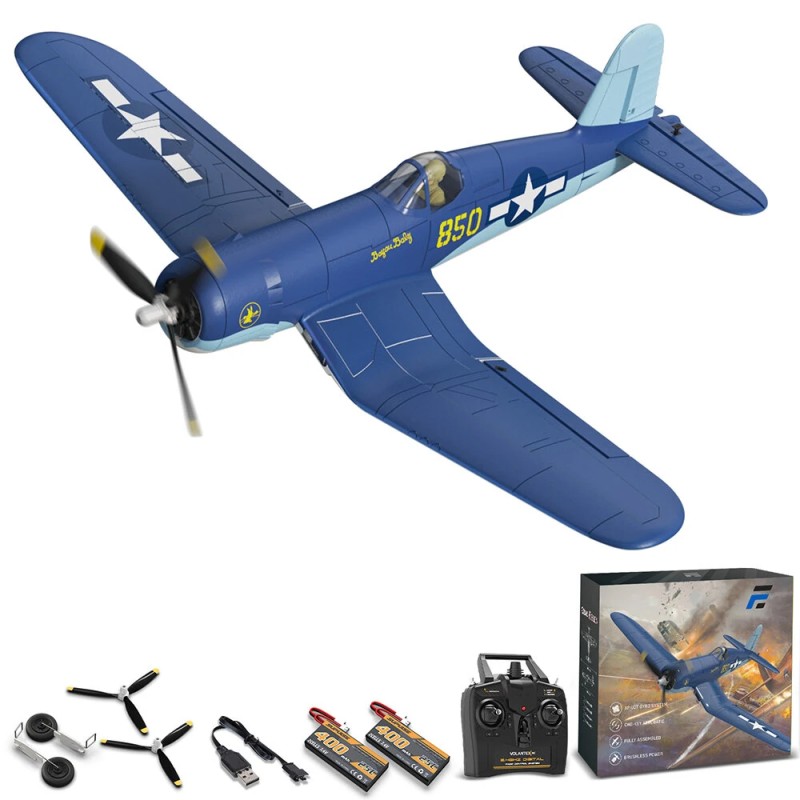 Eachine F4U CORSAIR VMF-217 harjaton 500 mm siipiväli 6-akselinen gyroskooppi yhden näppäimen nousu BNF/RTF