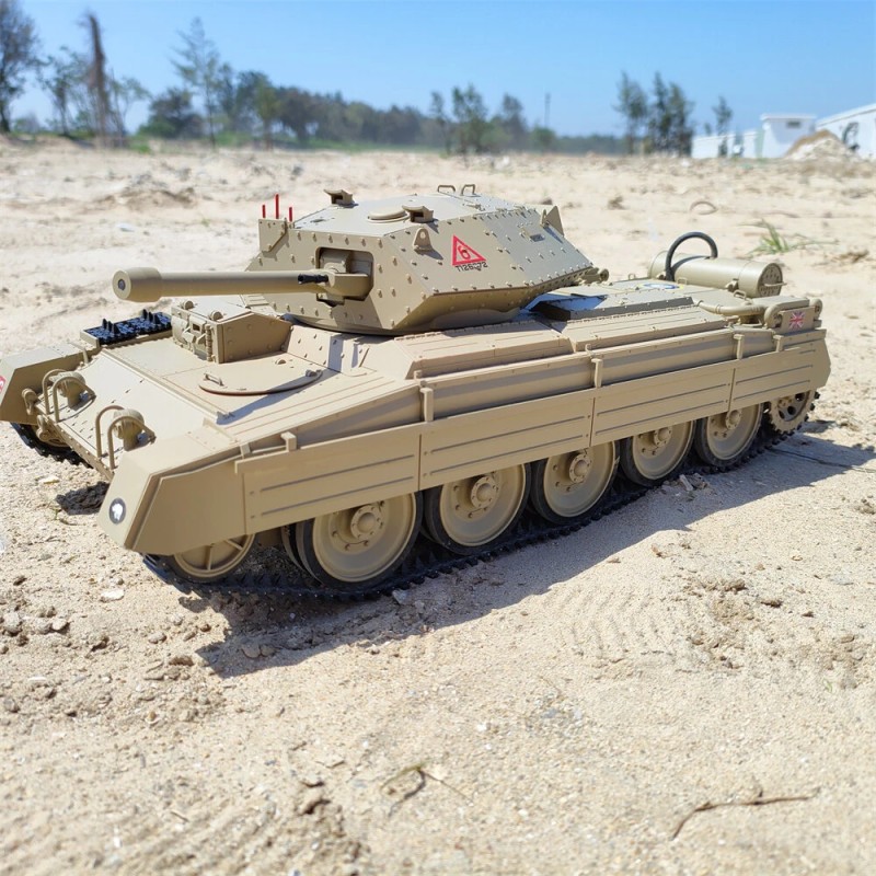 Coolbank G2078 1/16 etäohjattava panssarivaunu realistinen savu ja ääniefektit 2.4G