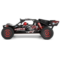Wltoys 124016 V2 nelivetoinen harjaton kauko-ohjattava maastoauto 75 km/h metallirunko kaksi tai kolme akkua