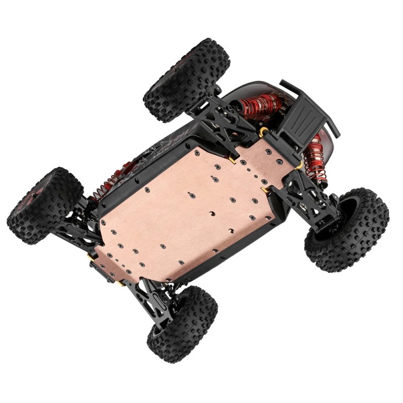 Wltoys 124016 V2 nelivetoinen harjaton kauko-ohjattava maastoauto 75 km/h metallirunko kaksi tai kolme akkua