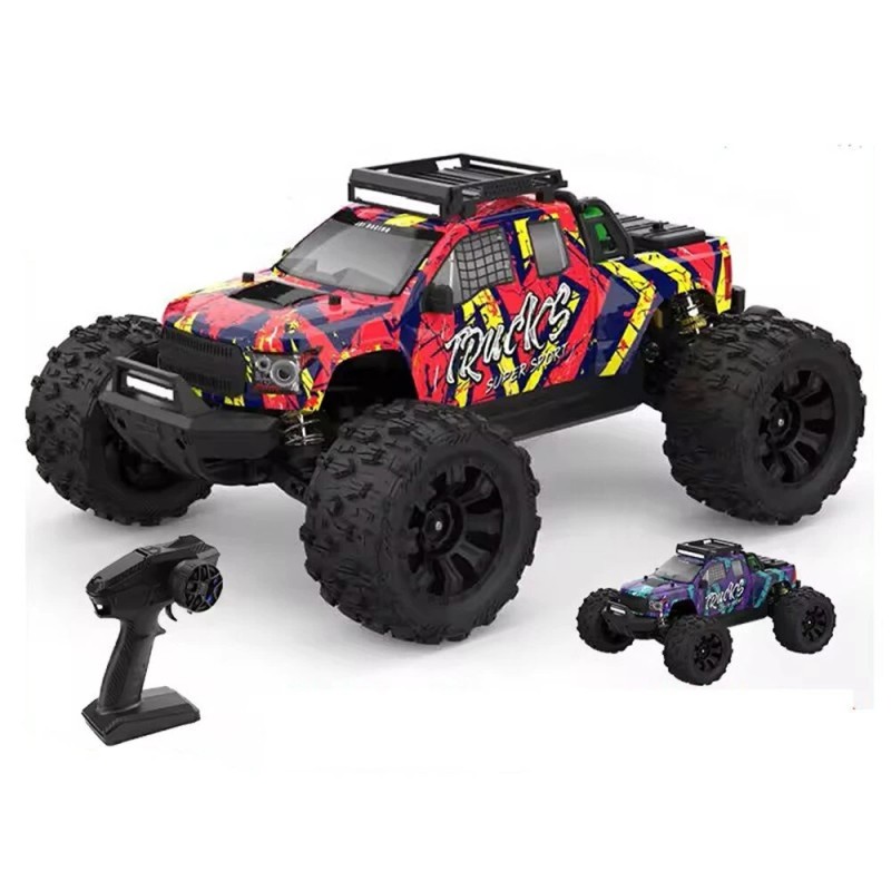 JIUSI PT14R 1 14 harjaton neliveto 80 km h maastoauto kauko ohjattava metallirunko