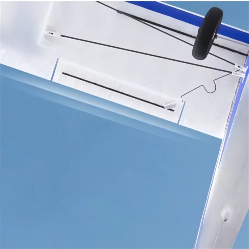 FMS PA-18 500 mm siipiväli 2,4 GHz 4-kanavainen EPP-runkoinen sisäänrakennetulla gyroskoopilla aloittelijoille valmis lentoon