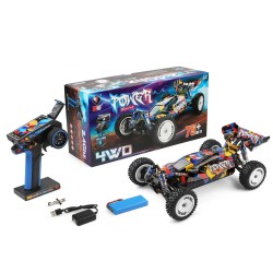 Wltoys 124007 1/12 harjaton nelivetoinen radio-ohjattava auto 75 km/h maastokäyttöön