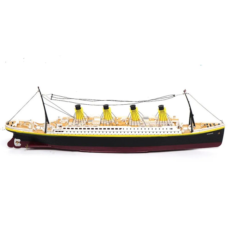 NQD 757 1/325 radiokontrolloitu Titanic-mallinen 80,5 cm vene LED-valolla