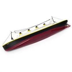 NQD 757 1/325 radiokontrolloitu Titanic-mallinen 80,5 cm vene LED-valolla