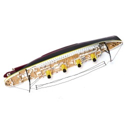 NQD 757 1/325 radiokontrolloitu Titanic-mallinen 80,5 cm vene LED-valolla